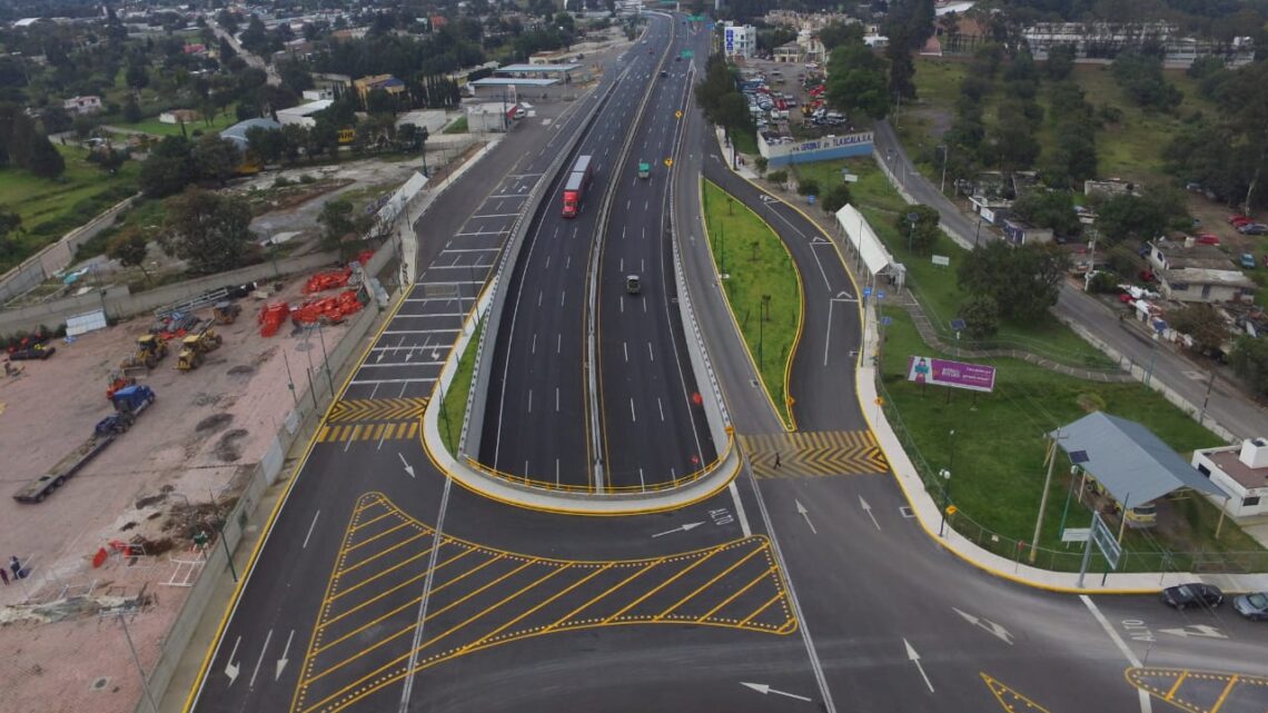 Entrega SCT el paso inferior vehicular Ocotoxco, en Tlaxcala