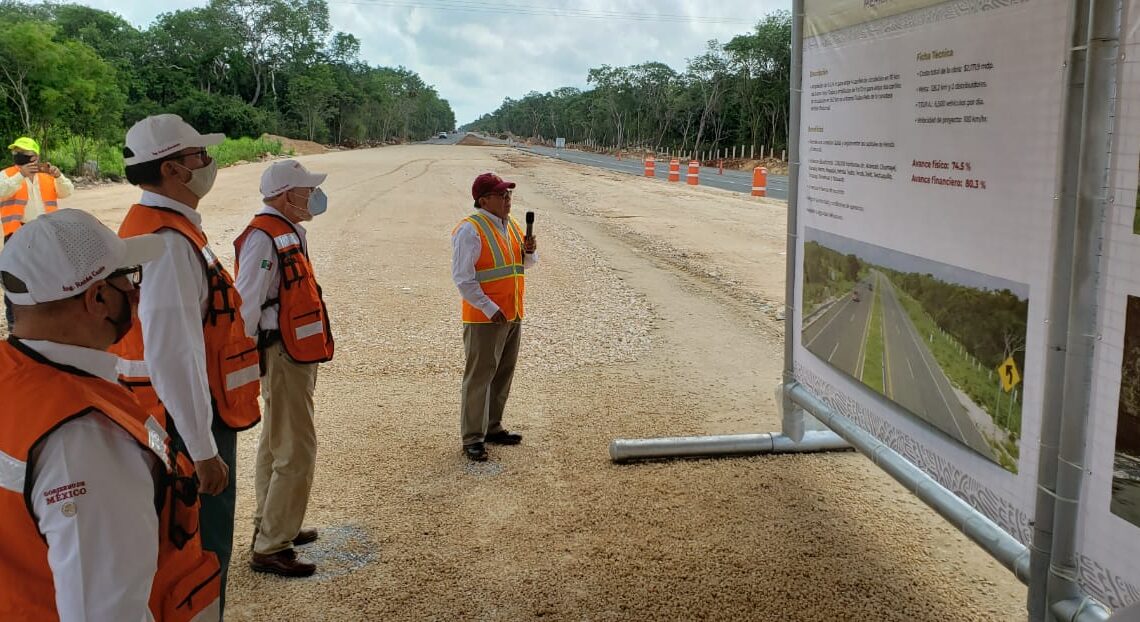 Supervisa SCT obras carreteras en Yucatán