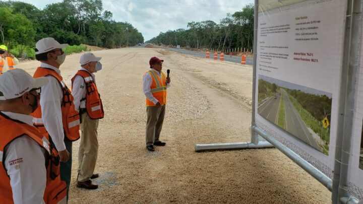 Supervisa SCT obras carreteras en Yucatán