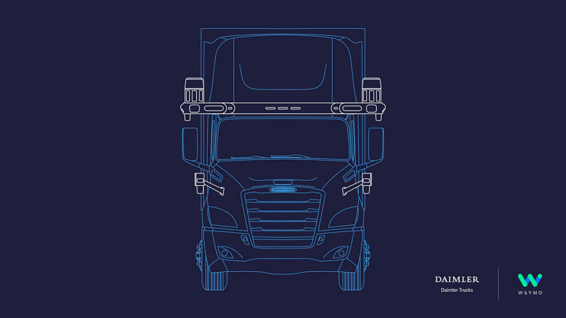 Daimler y Waymo se asocian en el desarrollo de camiones autónomos