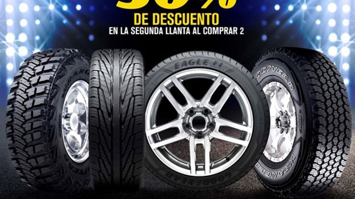 Lleva la tecnología Goodyear  al mejor precio