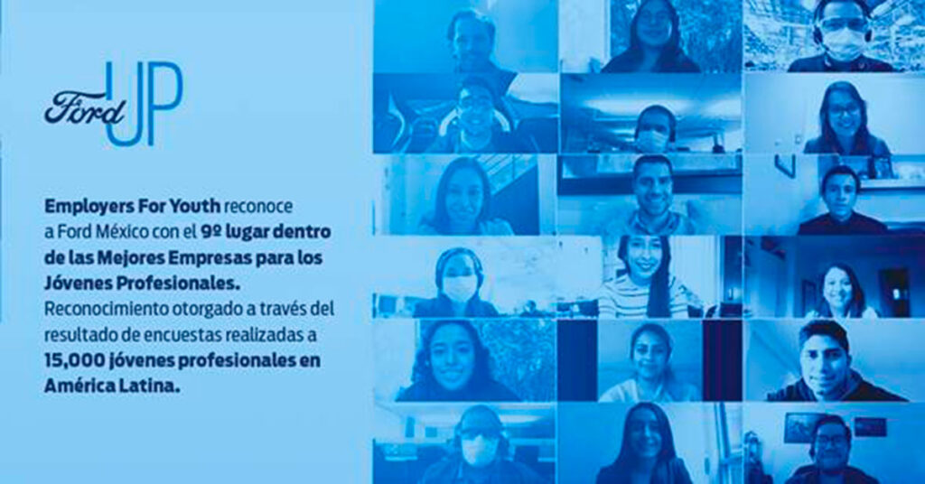 Ford de México es reconocido por los premios Employers for Youth México 2020