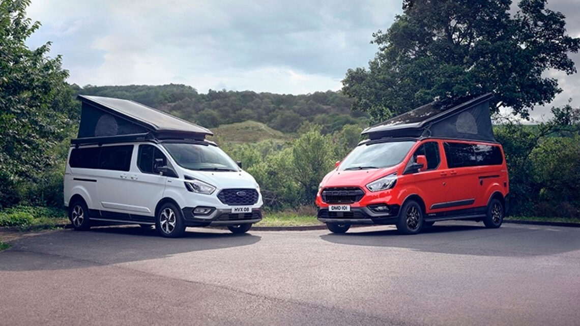 Ford combina aventura y estilo para los nuevos modelos de su gama Campers Transit Custom Nugget