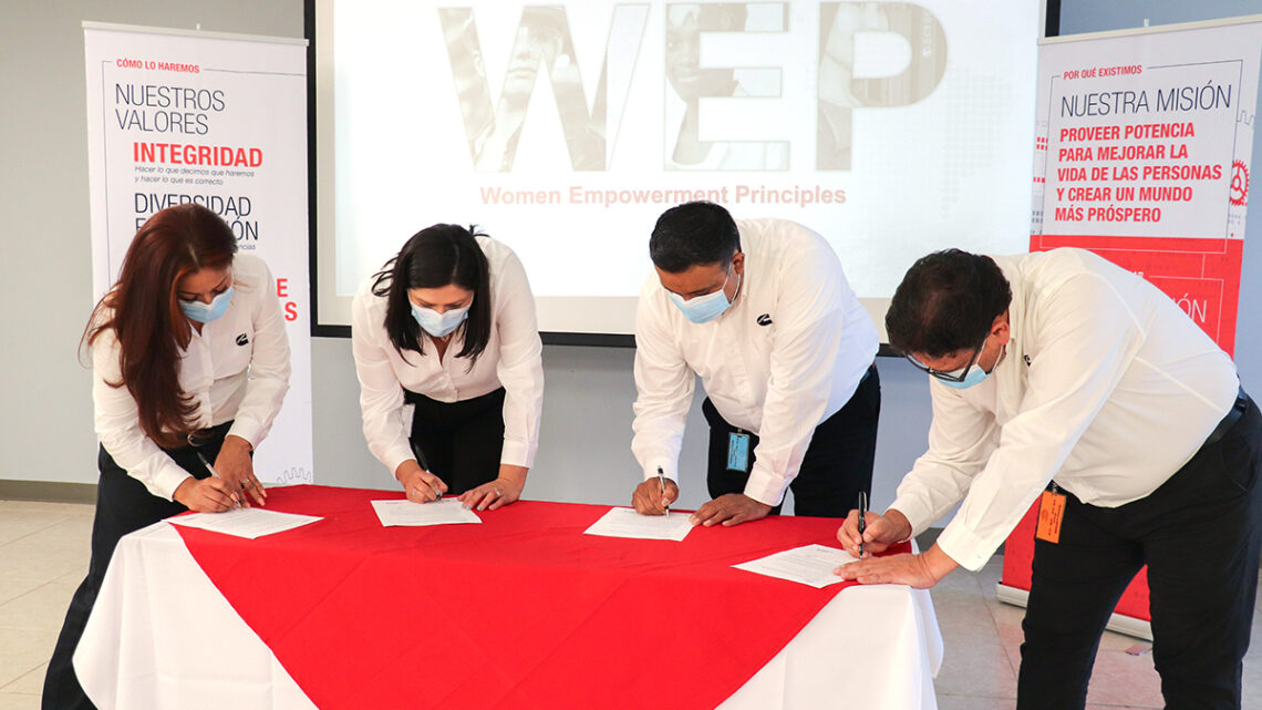 Firma Cummins iniciativa para el empoderamiento de las mujeres