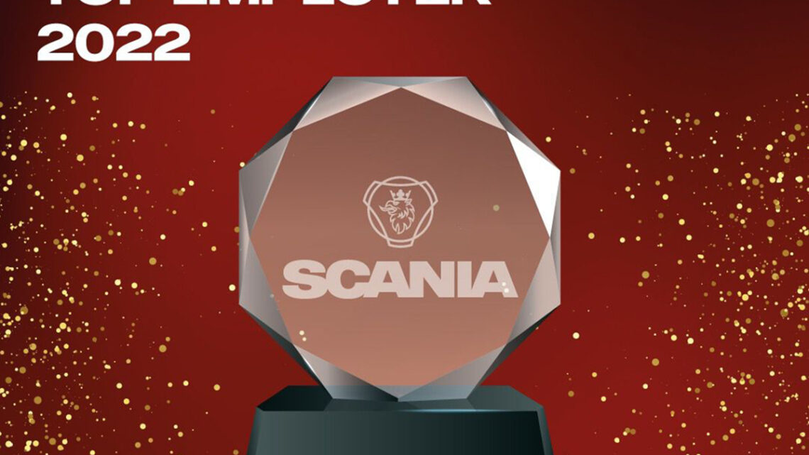 Scania México es reconocida por tercer año consecutivo como Top Employer 2022