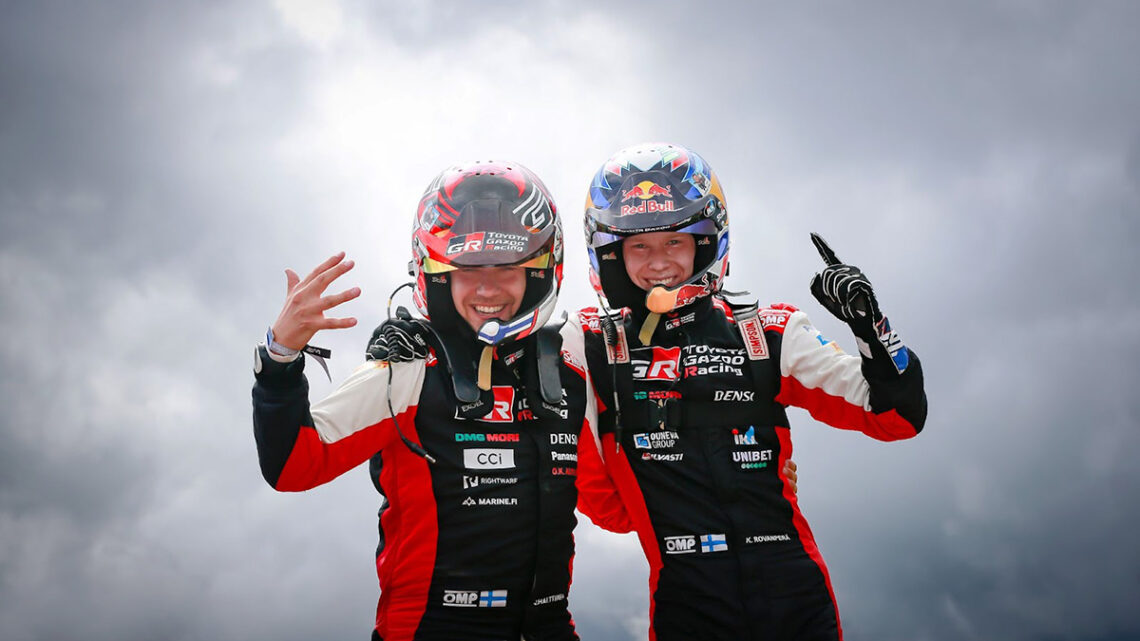 Rovanperä lo volvió a hacer, y… ¡Toyota hace el 1-2 en el Rally de Estonia!