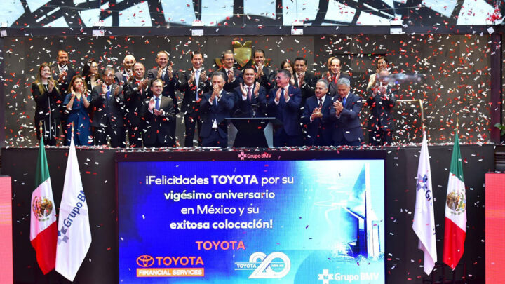 Toyota Financial Services celebra 16 años de listado en la Bolsa Mexicana de Valores