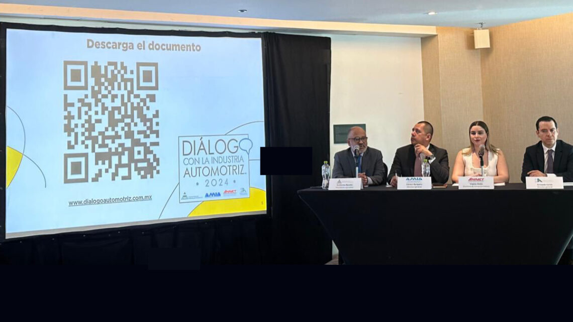 Las cuatro cúpulas automotrices presentan “Diálogo con la industria automotriz 2024” elaborado para las tres candidaturas presidenciales