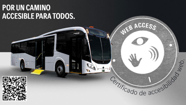 Obtiene Mercedes-Benz Autobuses el certificado de Accesibilidad Digital